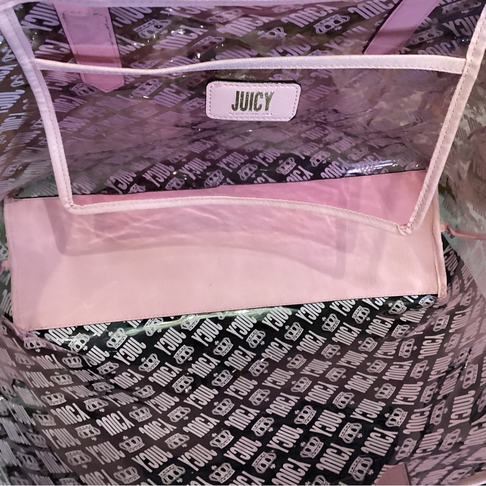 Juicy Couture NWT large jelly tote - Picture 5 of 7